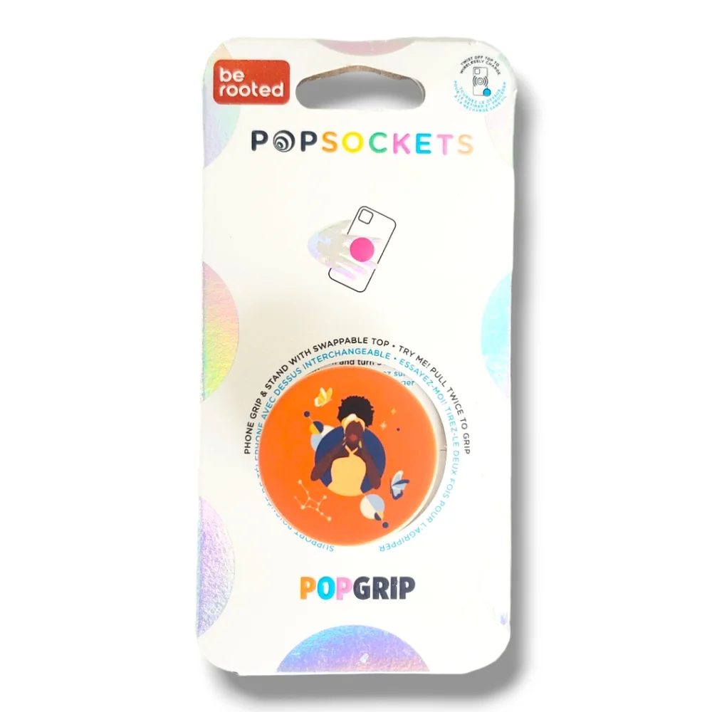 NWT PopSockets Popgrip Be Rooted Zodiac Virgo Phone Grip & Stand Swap Top